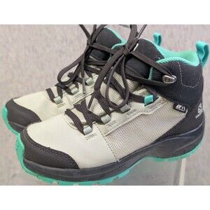 Salomon Outward Waterproof Gray Black Green Youth Size US Kids 13